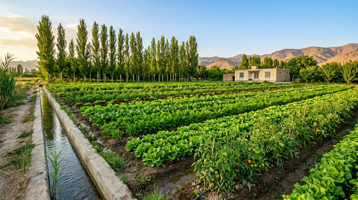 زمین 5000هزار متری با یه قطعه ساختمان وانباری بالای کوه به ارتفاع 1500 متری